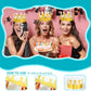100-Piece Gold Adjustable Paper Crowns with DIY-Size Design, Exclusive for Kids' Birthday Parties & Family Gathering Decorations (Retro Style)