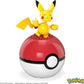 MEGA Pokemon Action Figure Building Toys for Kids, The 79-Piece Paldea Region Team, Pikachu Fuecoco Sprigatito and Quaxly, and 1 Pokemon Ball, HPX92