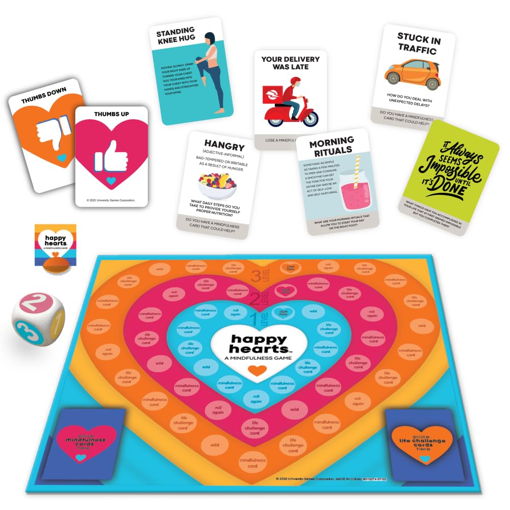 Mindfulness Card Game, Self-Care & Conversation Game, Ages 12+