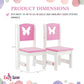 Emily Rose Doll Clothes 18 Inch Doll Kitchen Dining Chairs Accessories Furniture | 18" Doll 2 Chair Accessory Set | Fits 14-18 inch Dolls