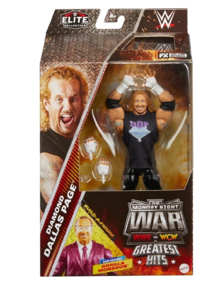 WWE Diamond Dallas Page Ddp Mattel Elite Collection Greatest Hits Series 2 The Monday Night Wars Action Figure Toy