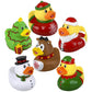 Rhode Island Novelty 3.5" Christmas Rubber Duck Assortment 12ct