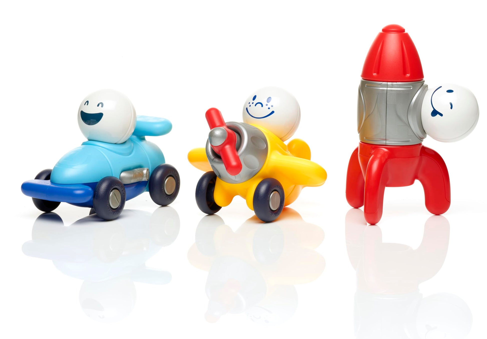 SmartMax My First Explorers Magnetic Vehicle Building Set for Toddlers Ages 1-5