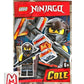 LEGO NINJAGO Legacy Minifigure - Cole in Sons of Garmadon Robe with Boom Hammer (Limited Edition Foil Pack)