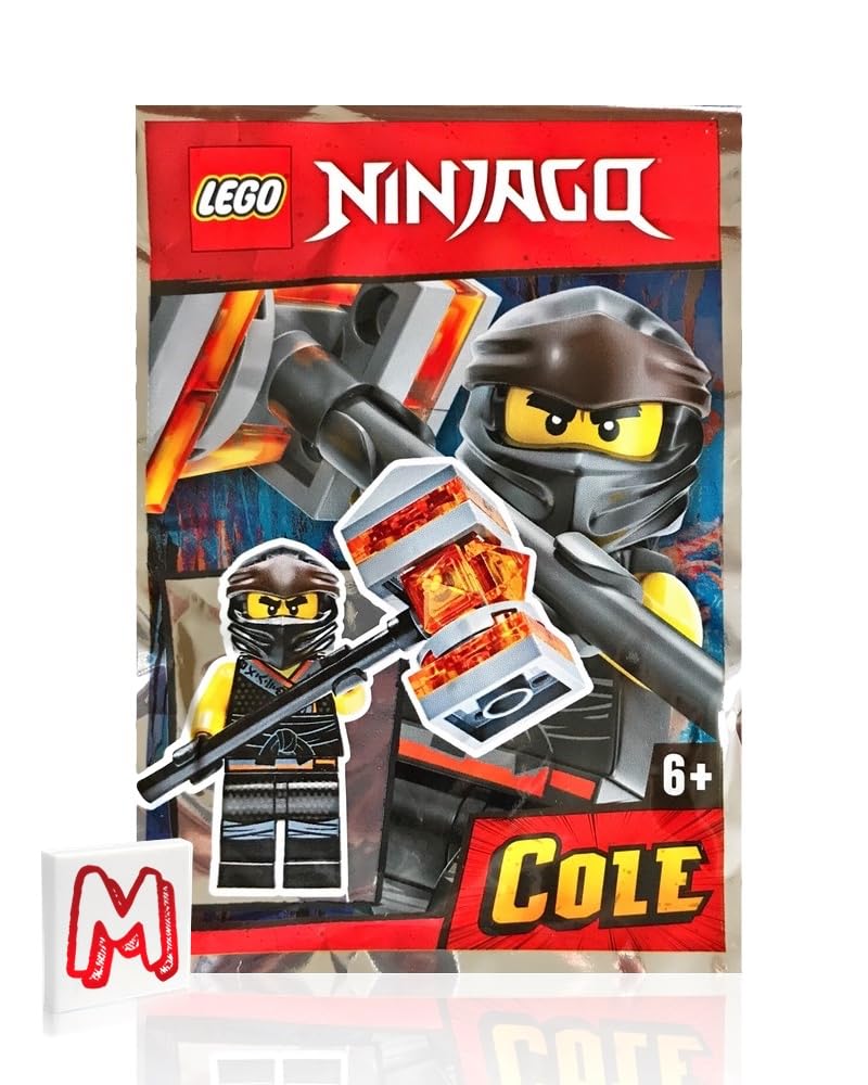 LEGO NINJAGO Legacy Minifigure - Cole in Sons of Garmadon Robe with Boom Hammer (Limited Edition Foil Pack)