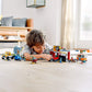 LEGO City Tuning Workshop 60258, Features a Toy Garage, Car Shop, Camping Trailer, Motorcycle, Crane and Tow Truck in One Fun Playset, Makes a Great