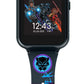 Accutime Kids Marvel Black Panther Black Educational ,Touchscreen Smart Watch Toy for Boys, Girls, Toddlers - Selfie Cam, Learning Games, Alarm