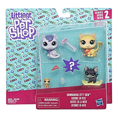 Lps Family Pack Snowboarding Kitty Crew