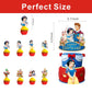 25Pcs White of Snow Cake Decorations with 24pcs Cupcake Toppers 1pcs Cake Topper for Girls Birthday Party Supplies