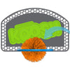 Koosh Hoops -- Basketball Game for The Ball That's Easy to Catch and Hard to Put Down -- Fidget Toy -- Ages 6+, Multi