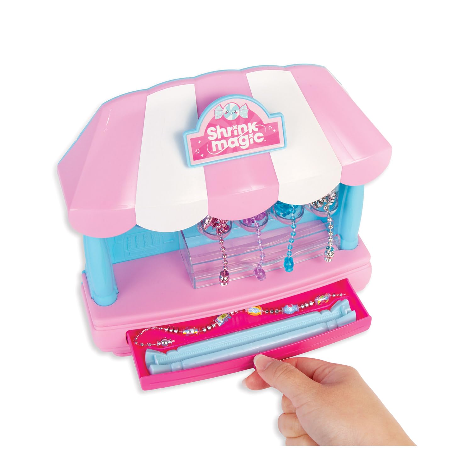 Make It Real 2901758 Shrink Magic Candy Shop DIY Bracelet Kit with Shrink Wrap and DIY Bracelet