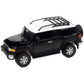 Johnny Lightning 2007 Toyota FJ Cruiser Black Diamond with White Top and Roofrack Classic Gold Collection Series Limited Edition 1/64 Diecast Model