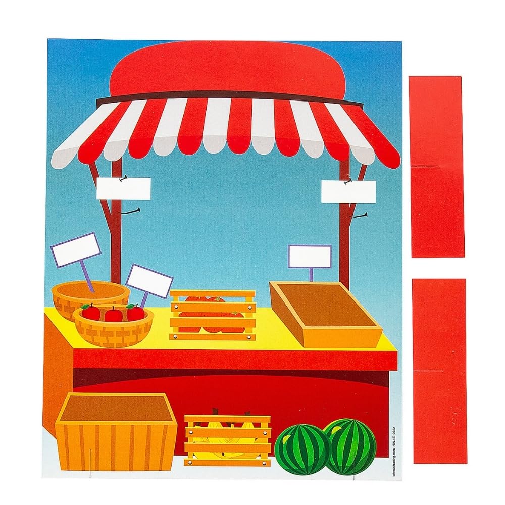 3D Fruit of The Spirit Sticker Scenes - 12 Pieces