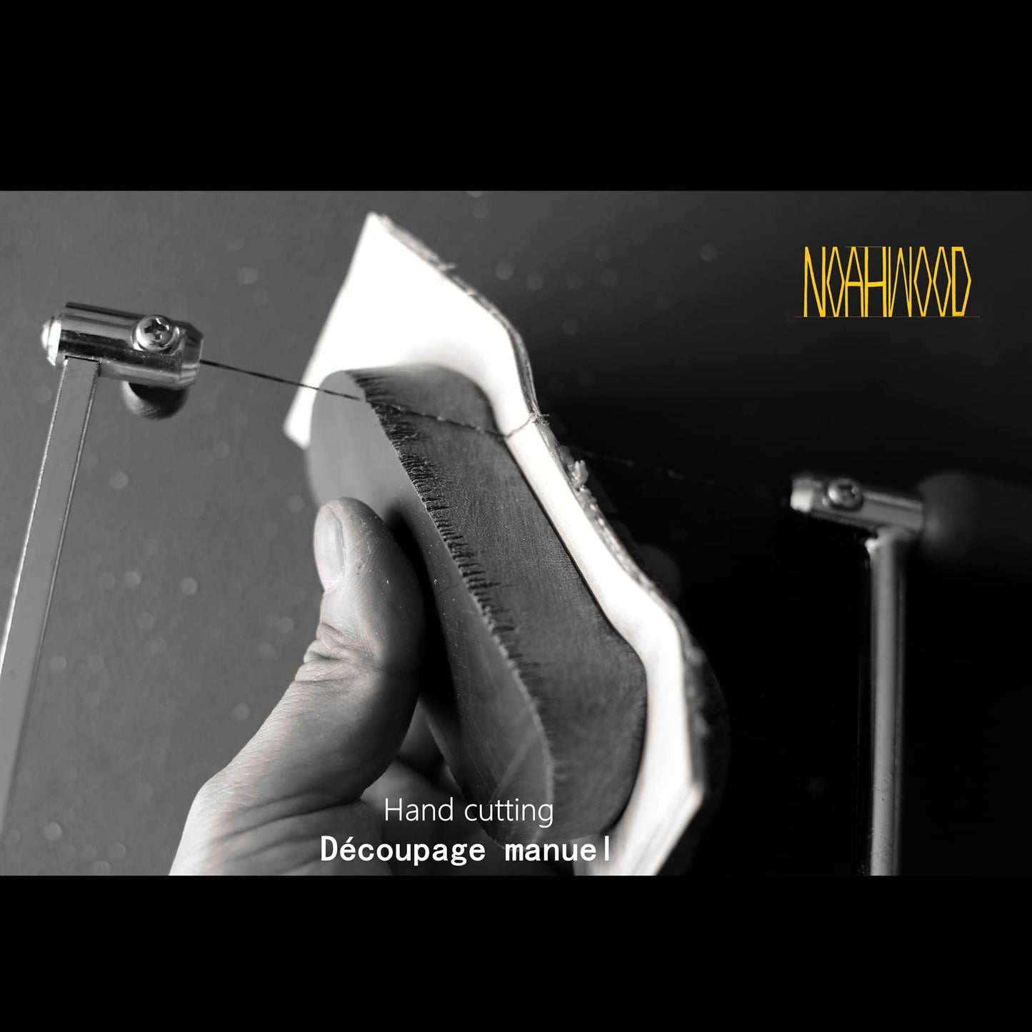 NOAHWOOD Fingerboards Parts Professional Prince II Trucks (34mm) + Update Self-Locking Nuts (Black)