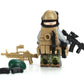 Battle Brick 1.6 Inches Tall Green Beret SF ODA Team Member Custom Minifigure | Military Minifig | Camo Printed in USA | Great Gift for Ages 10+