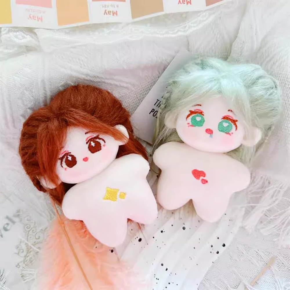 niannyyhouse 10cm Plush Doll Girl Star Body no Attribute Astral Body Wearable Clothing Dress Up (a4)