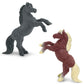 Safari Ltd. Ponies TOOB - 8 Figurines: Dartmoor, Highland, Fell, Welsh, Quarter, Shetland, Chinoteague, Exmoor Pony - Educational Toy Figures