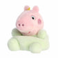Aurora® Playful Peppa Pig™ Evie Baby Pig Palm Pals™ Stuffed Animal - Officially Licensed Toys for All Fans - Perfect for Birthdays, Adults and Kids