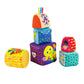 LAMAZE Mix & Match Activity Toy Blocks, Multi