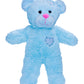 Stuffems Toy Shop Make Your Own Stuffed Animal 16" "Baby Blue Patch Bear - No Sew - Kit with Cute Backpack!