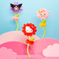Hello Kitty and Friends 14-inch Kuromi Purple Plush Special Occasion Flower with a Bendable Stem - Giftable Packaging - Officially Licensed - Ages 6+