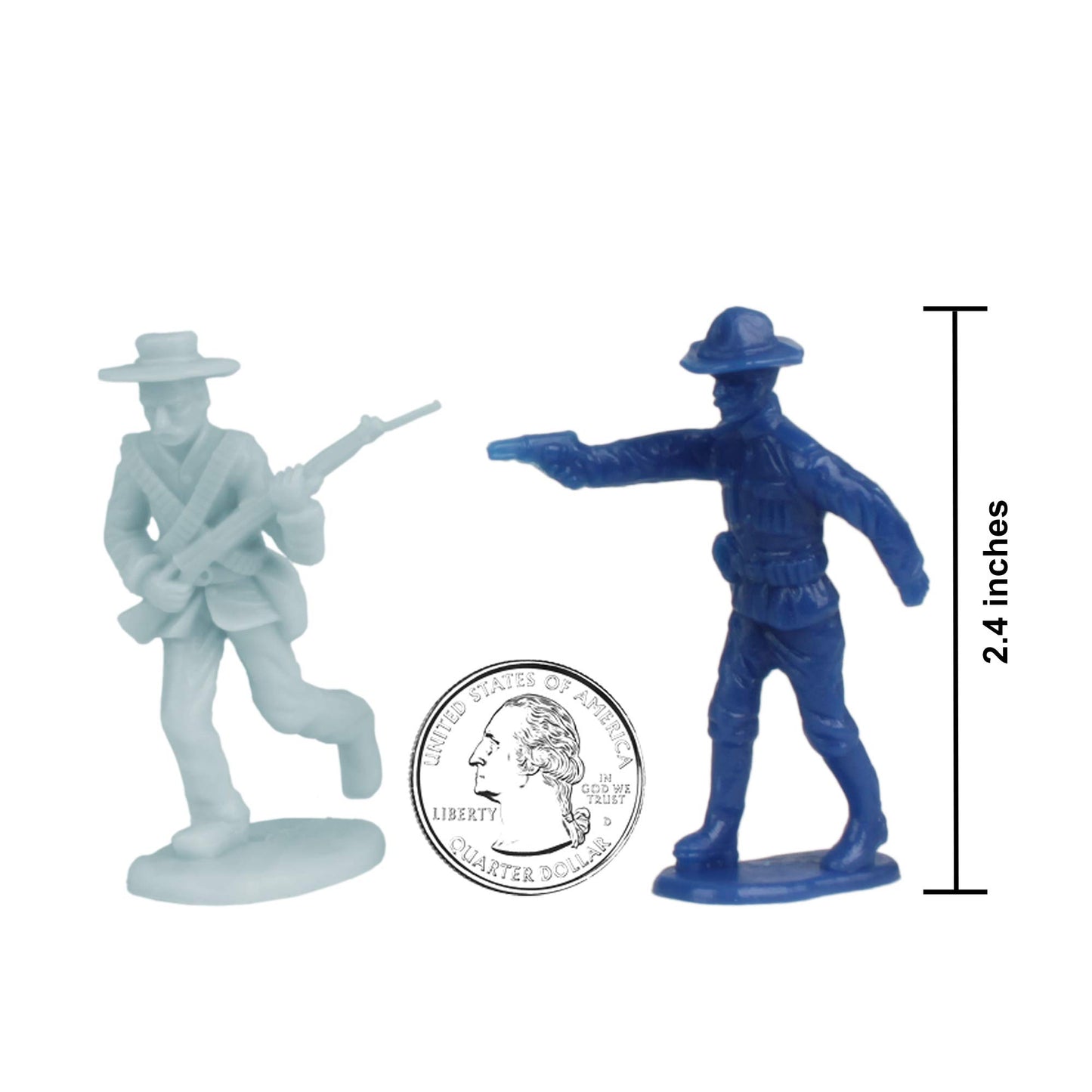 BMC Buffalo Soldiers Charge Up San Juan Hill - 32pc Soldier Figures