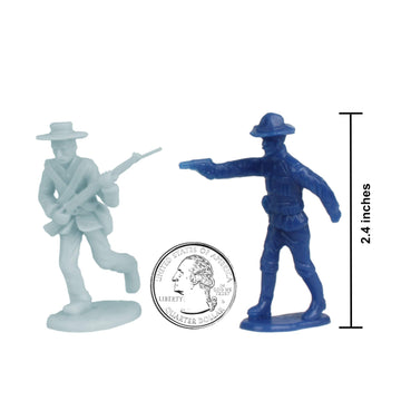 BMC Buffalo Soldiers Charge Up San Juan Hill - 32pc Soldier Figures