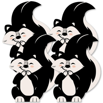 Big Dot of Happiness Little Stinker - Decorations DIY Woodland Skunk Baby Shower, Birthday Party Essentials - Set of 20
