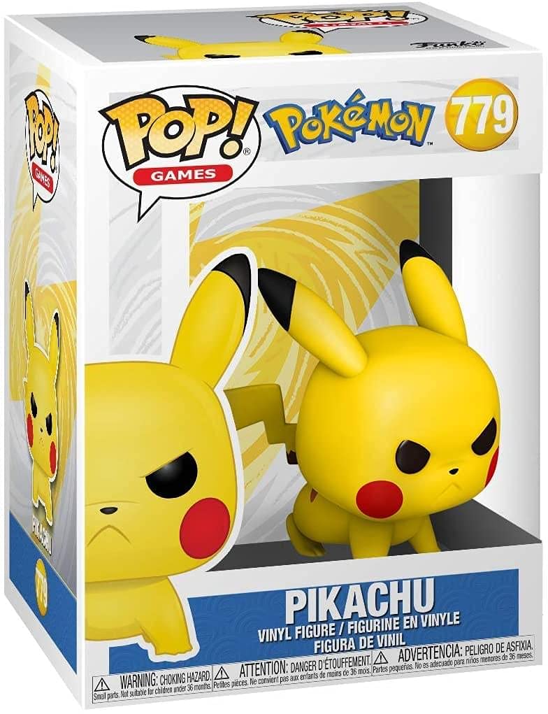 Funko POP Pop! Games: Pokemon - Pikachu (Attack Stance) Collectible Vinyl Figure, Multicolor, One Size