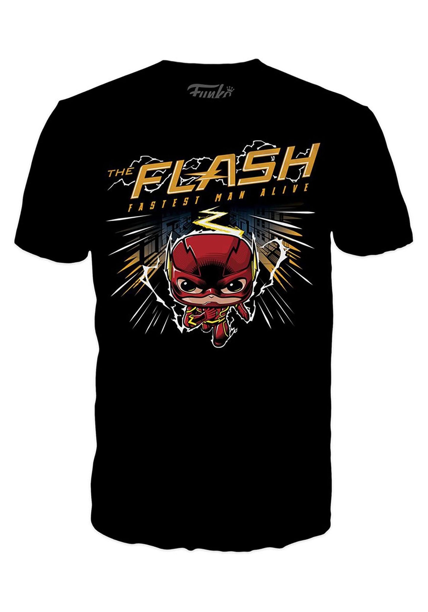 Funko Pop! & Tee: DC - The Flash - Extra Large - (XL) - DC Comics - T-Shirt - Clothes with Collectable Vinyl Figure