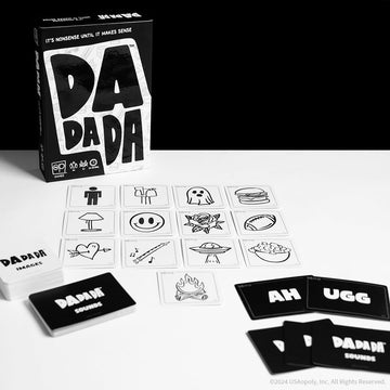 Dadada - The Nonsensical Party Game that Makes Sense, Turns Gibberish into Hilarity, Create Your Own New Hilarious Language, Word and Image