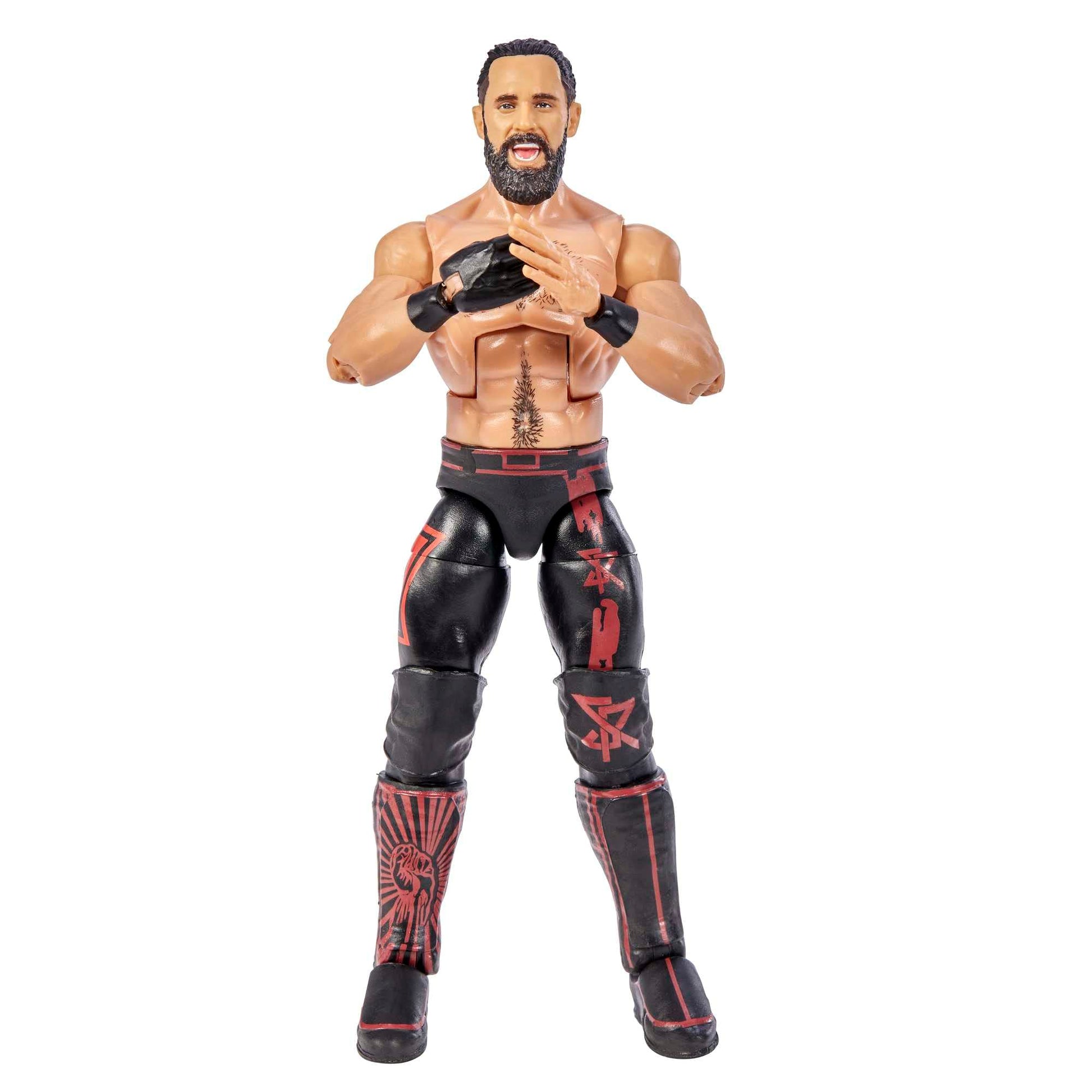 Mattel WWE Elite Collection Action Figure Seth Rollins 6-inch Posable Collectible for WWE Fans Ages 8 Years Old & Up