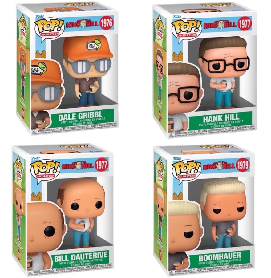 Funko King of the Hill Pop! Television Complete Set (4)