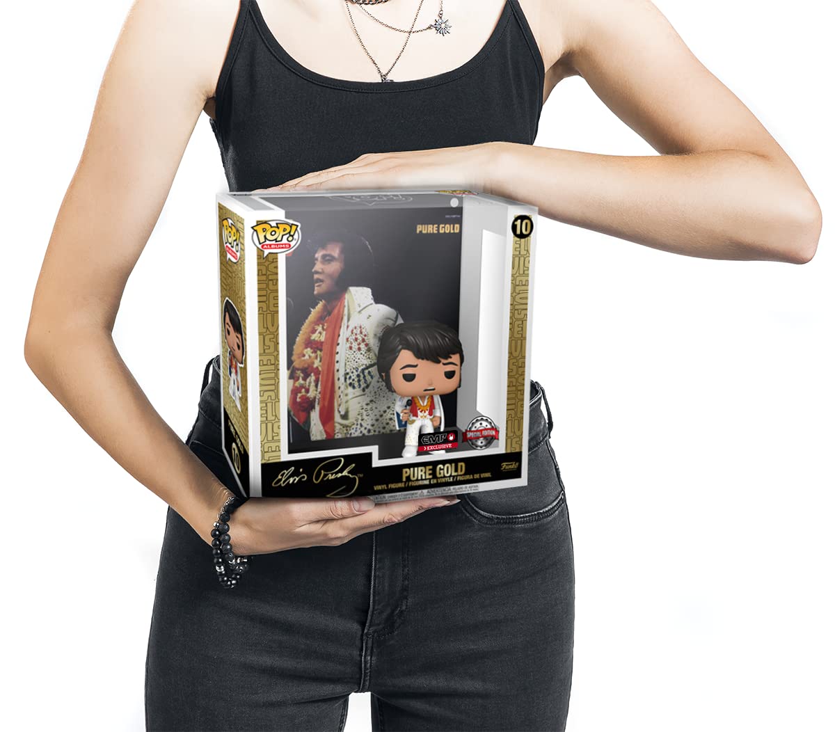 Funko Pop! Elvis - Pure Gold - Vinyl Figurine - Hard Protector Case
