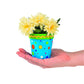 Fun Express Mini Flower Pots Ceramic Set of 12 - Unpainted White 3 Inch Plant Pots Ready to Paint | DIY Ceramic Painting Kit for Kids Craft Projects