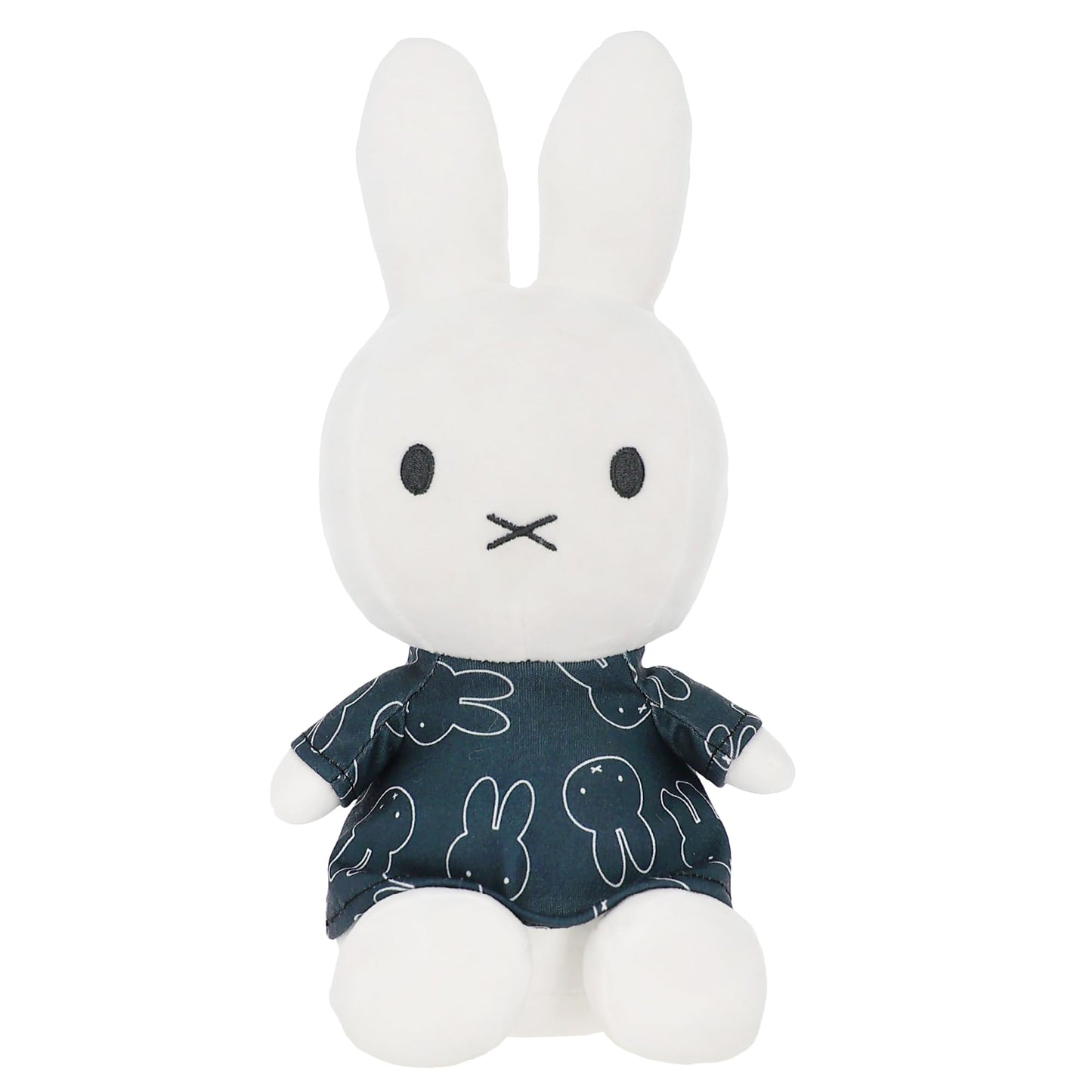 Kids Preferred Miffy Plush 12" - Black and White Dress, Super Soft Material, Embroidered Details, Beans in Bottom, Ages 0 Months and up, 12 in