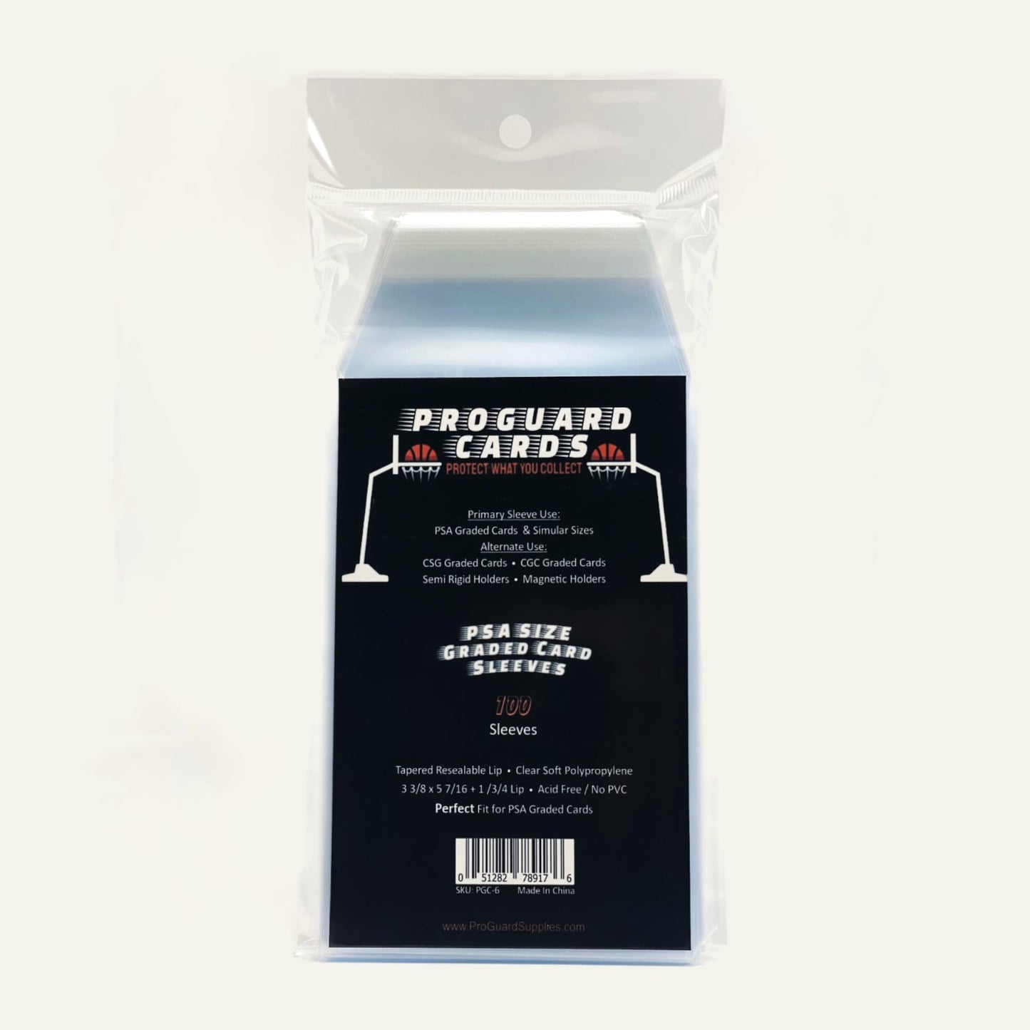 100 PSA Perfect Fit Sleeves Graded Card Sleeves for PSA Slabs | Collector-Grade 2mil Material