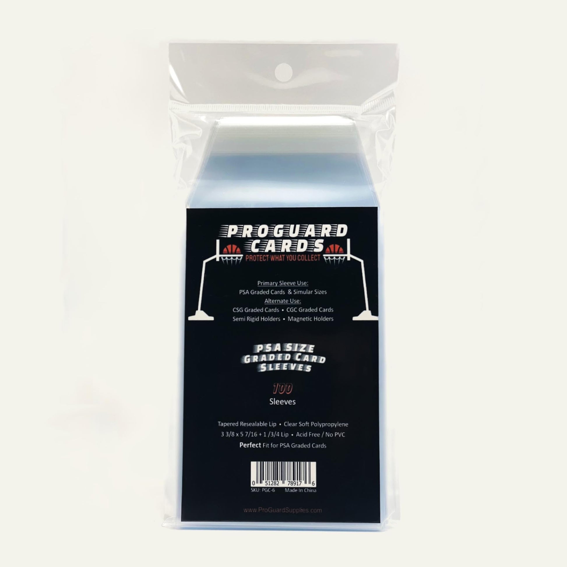 100 PSA Perfect Fit Sleeves Graded Card Sleeves for PSA Slabs | Collector-Grade 2mil Material