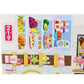 Replacement Labels for Collectible Fisher-Price Little People Barbie Dreamhouse Family Dollhouse Playset HCF61 and HKB80 - Replacement Sheet of