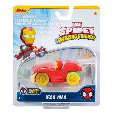 Spidey and his Amazing Friends Amazing Metals Race Car 1:64 Scale (Iron Tony Stark Man)