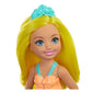 Barbie Dreamtopia Chelsea Mermaid Doll, 6.5-inch with Yellow Hair and Tail
