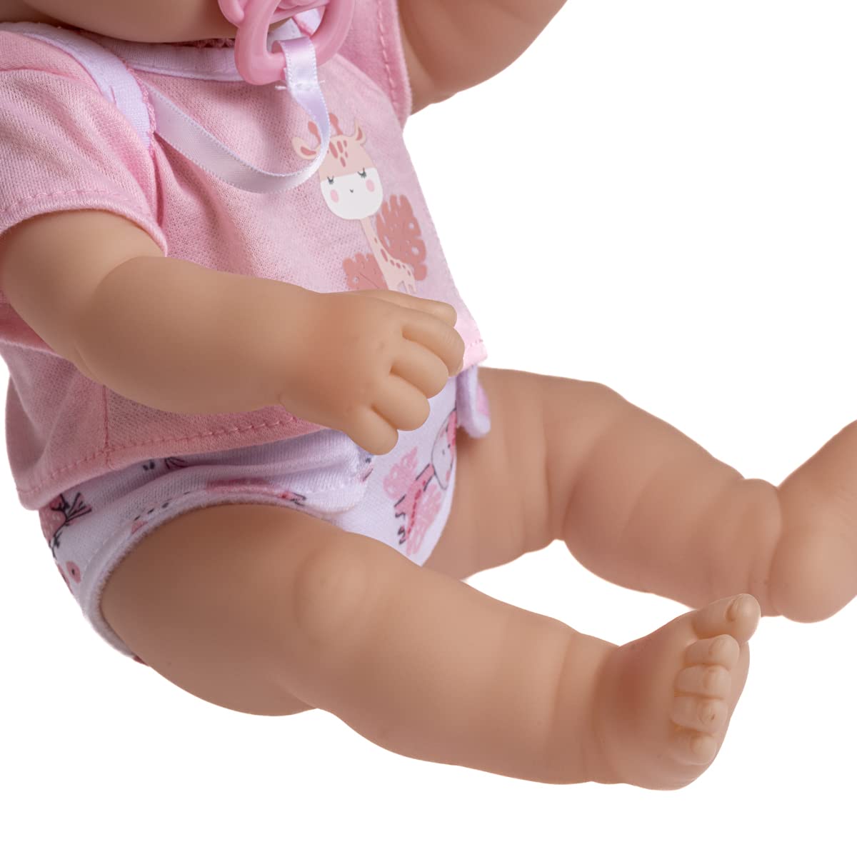JC Toys - La Newborn Nursery | 7 Piece Doll Gift Set | 12" Life-Like Asian Doll with Accessories | Purple | Ages 2+ (18346)