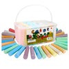 YFMJDK Washable Sidewalk Chalk - 52 Pieces 7 Colors Jumbo Non-Toxic Chalk For Kid and Adult, Paint on Classroom Chalkboard or Outdoor Playground, Good