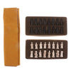 Baosity Chinese Chess Set with Resin Figurine Pieces, Foldable Board for Travel and Xiangqi Players