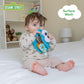 Kids Preferred Sesame Street Cookie Monster On The Go Activity Toy with Silicone Teether, Crinkle Sounds, and Rattle for Babies and Infants