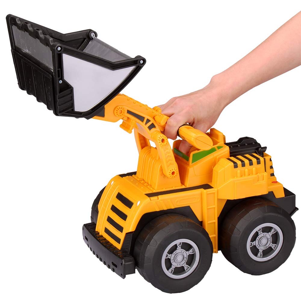 Kid Galaxy Front End Loader Truck w/Squeeze Handle, 16.5"" x 8.5"" x 8""" (20245)
