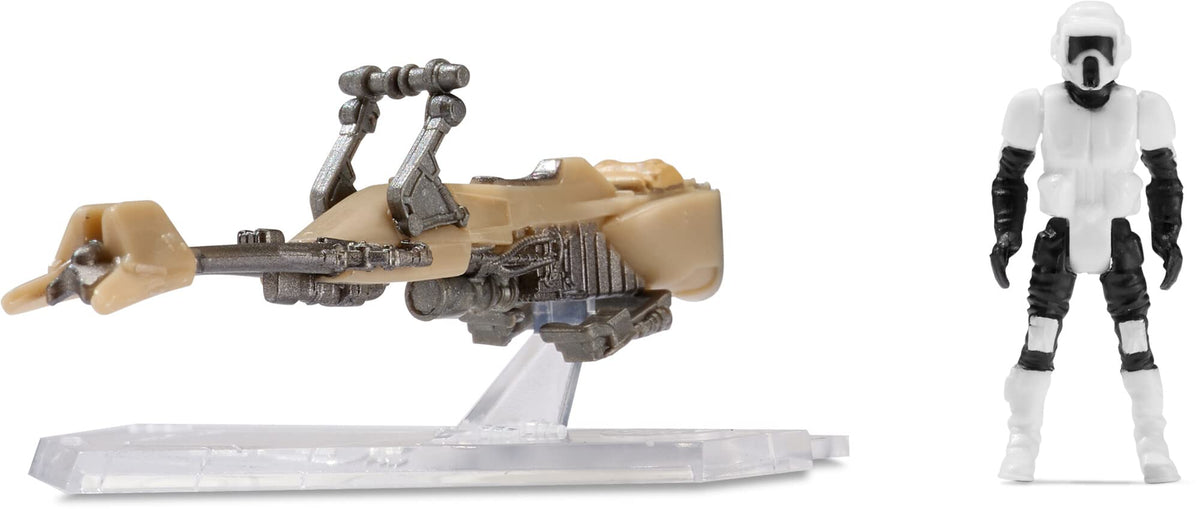 Star Wars Micro Galaxy Squadron Scout Class Blind Box, 3-Pack - Series 1 - Receive 3 of 6 Assorted Collectible 2.5" Vehicles & 1" Figure - Gift for