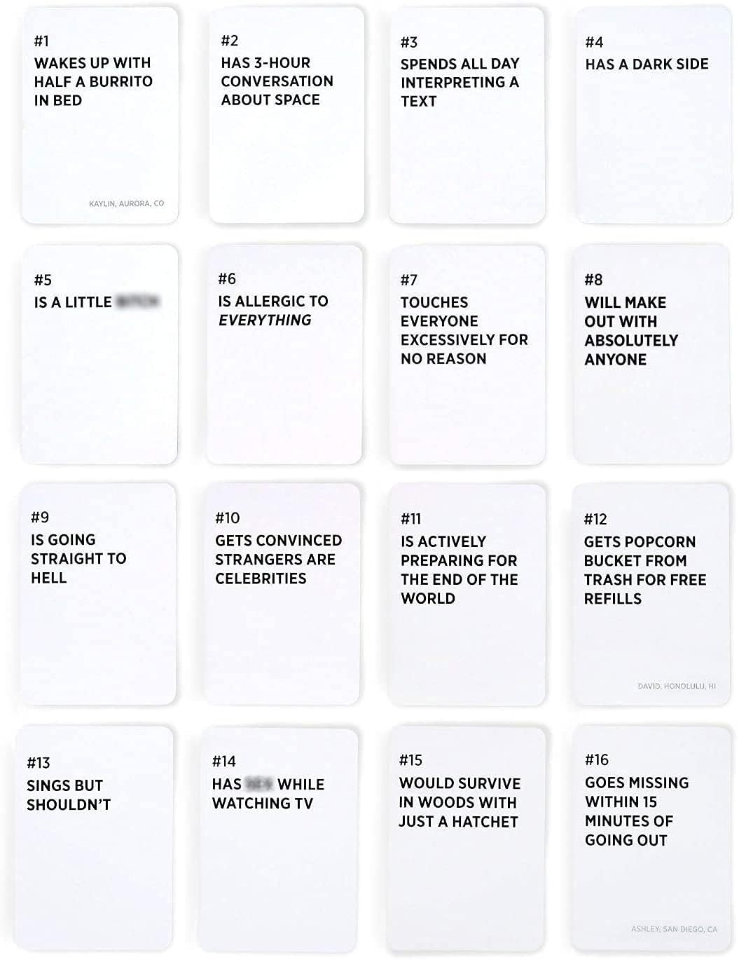 Drunk Stoned or Stupid *Master Edition* | Card Game with 550 Prompt Cards