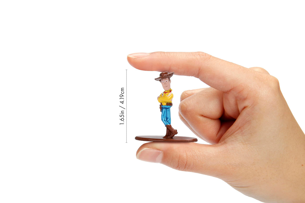 Jada Toy Story Nano Metalfigs 6-Pack Die-Cast Mini Figures 1.65-Inch Scale - Woody, Buzz, Bullseye, Army Man, Alien, Lotso Toys