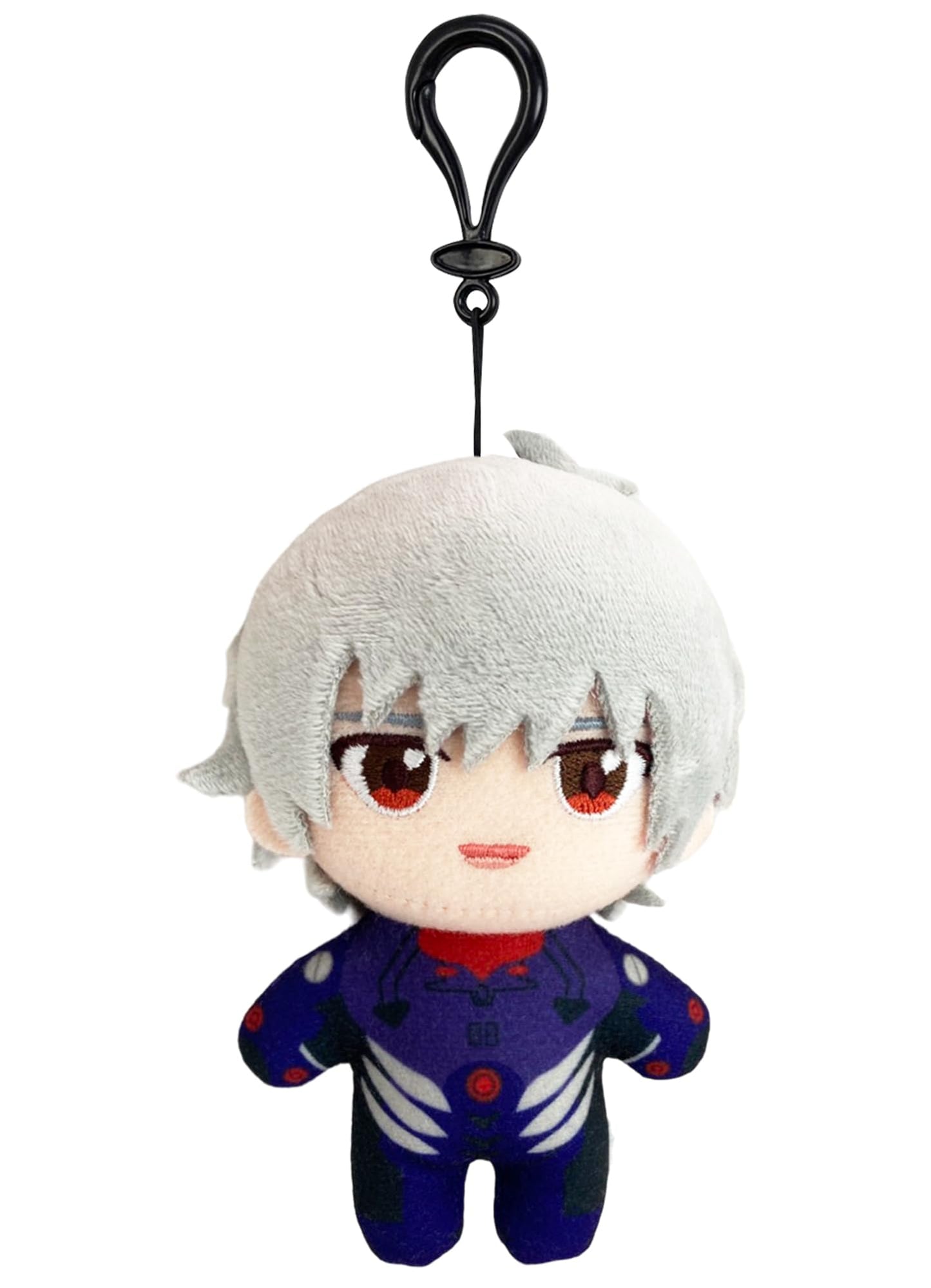 Great Eastern Entertainment Evangelion New Movie - Kaworu Nagisa (Plug Suit) Mini Plush Plush w/Hook Clip 4.5"